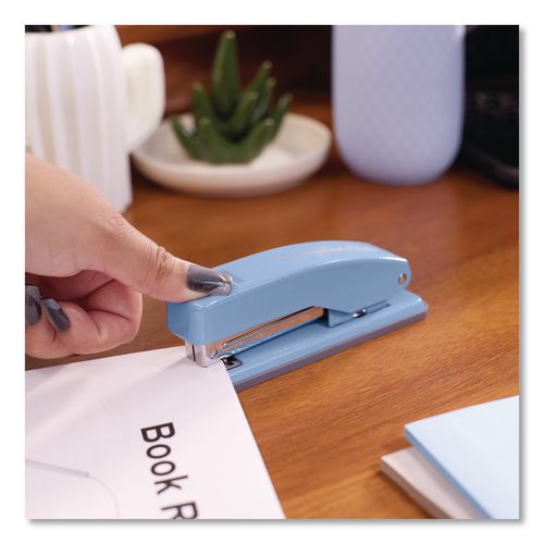 Image of Swingline® S701069 Cub Compact Metal Staplers, 20 Sheet Capacity, Electric Blue