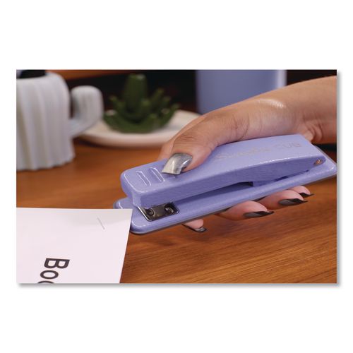 Image of Swingline® S701071 Cub Compact Metal Staplers, 20 Sheet Capacity, Periwinkle