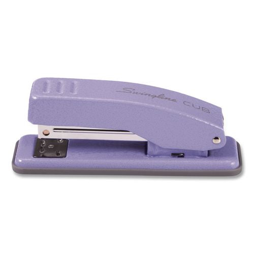 Image of Swingline® S701071 Cub Compact Metal Staplers, 20 Sheet Capacity, Periwinkle