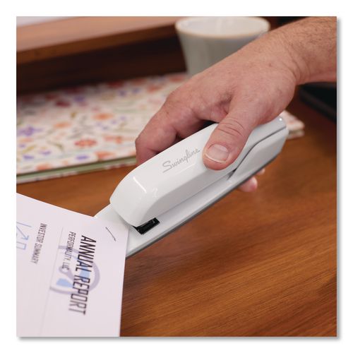 Image of Swingline® S7074738 747 Business Full Strip Desk Stapler, 30 Sheet Capacity, Arctic White