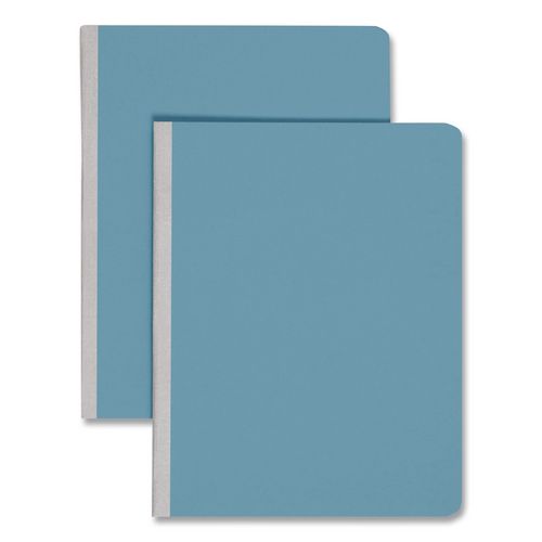 Image of Smead 81052 Prong Fastener Premium Pressboard Report Cover, Two-Piece Prong Fastener, 3" Capacity, 8.5 X 11, Blue/blue
