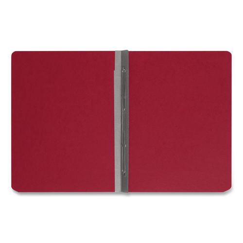 Image of Smead Prong Fastener Premium Pressboard Report Cover, Two-Piece Prong Fastener, 3" Capacity, 8.5 X 11, Bright Red/bright Red
