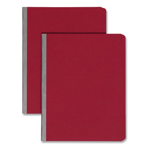 Image of Smead Prong Fastener Premium Pressboard Report Cover, Two-Piece Prong Fastener, 3" Capacity, 8.5 X 11, Bright Red/bright Red
