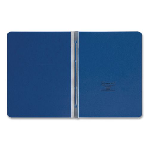 Image of Smead 81352 Prong Fastener Premium Pressboard Report Cover, Two-Piece Prong Fastener, 3" Capacity, 8.5 X 11, Dark Blue/dark Blue