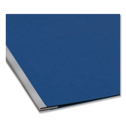 Image of Smead 81352 Prong Fastener Premium Pressboard Report Cover, Two-Piece Prong Fastener, 3" Capacity, 8.5 X 11, Dark Blue/dark Blue