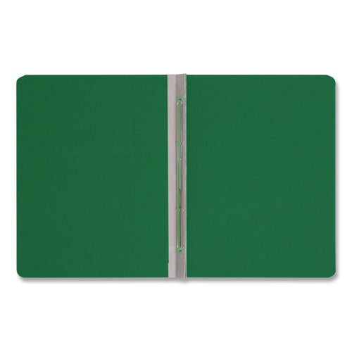 Image of Smead 81452 Prong Fastener Premium Pressboard Report Cover, Two-Piece Prong Fastener, 3" Capacity, 8.5 X 11, Green/green