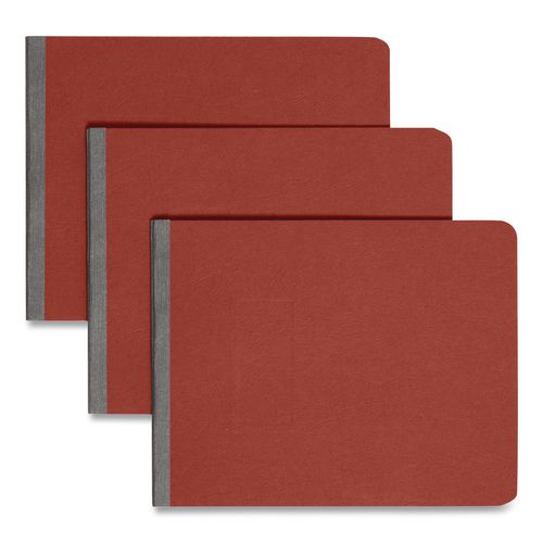 Image of Smead 81724 Prong Fastener Premium Pressboard Report Cover, Two-Piece Prong Fastener, 2" Capacity, 8.5 X 11, Red/red