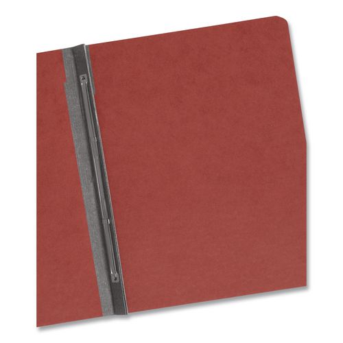 Image of Smead 81752 Prong Fastener Premium Pressboard Report Cover, Two-Piece Prong Fastener, 3" Capacity, 8.5 X 11, Red/red