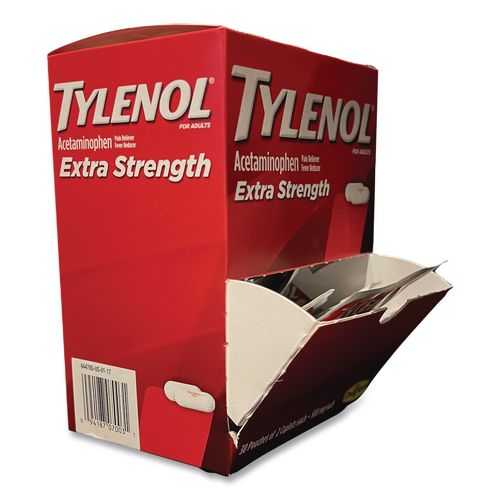 Image of Tylenol® 64478 Extra Strength Caplets, Two-Pack, 30/Box