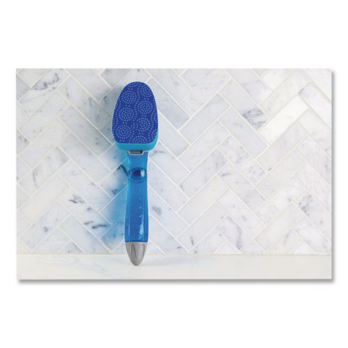 Image of Scotch-Brite® 690-4 Scrub Dots Non-Scratch Dishwand, Blue, 4/Box