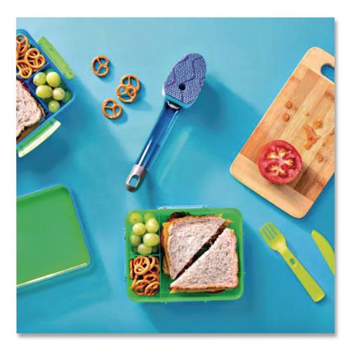 Image of Scotch-Brite® 690-4 Scrub Dots Non-Scratch Dishwand, Blue, 4/Box