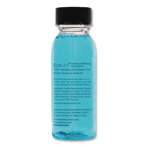 Image of Boardwalk® MWASHMT Mouth Rinse, Mint Flavor, 30 mL Bottle, 180/Carton