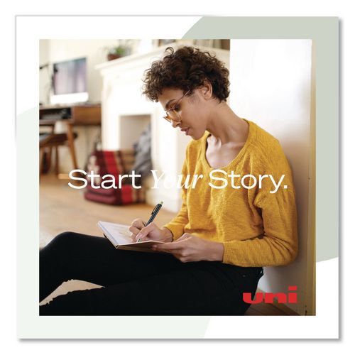 Image of uniball® 1751934 KuruToga Mechanical Pencil with Tube of Lead/Erasers, 0.5 mm, HB (#2), Black Lead, Black Barrel