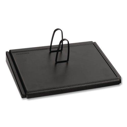 Image of AT-A-GLANCE® E19-00 Desk Calendar Base for Loose-Leaf Refill, 2 Rings, 3" x 3.75", Black