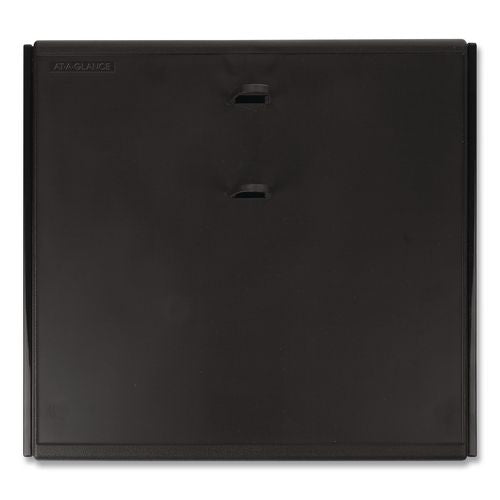 Image of AT-A-GLANCE® E21-00 Desk Calendar Base for Loose-Leaf Refill, 2 Rings, 4.5" x 8", Black