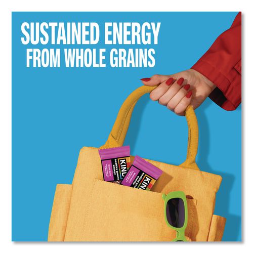 Image of KIND 67073 Healthy Grains Energy Mixed Berry Bars, 1.4 oz Bar, 10/Box