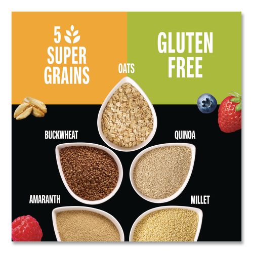 Image of KIND 67073 Healthy Grains Energy Mixed Berry Bars, 1.4 oz Bar, 10/Box