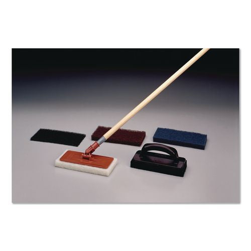 Image of 3M 8550-PK Doodlebug Hi-Pro Utility Pad, 4.62 x 10, Black, 10/Box