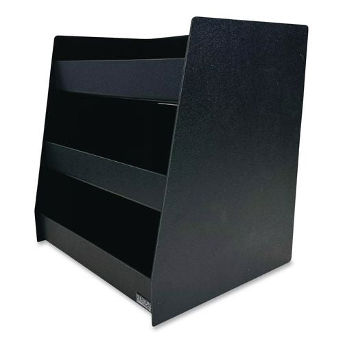 Image of Vertiflex® Commercial Grade VFC-1515 Vertical Condiment Organizer, 9 Compartments, 14.5 x 11.75 x 15, Black