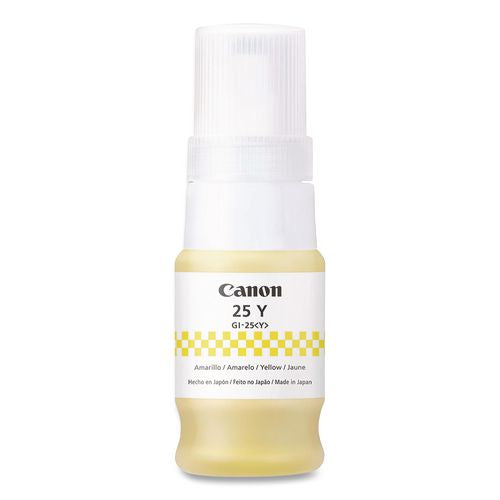 Image of Canon® 6279C001 6279C001 (GI-25) CISS High-Yield Ink, 3,000 Page-Yield, Yellow