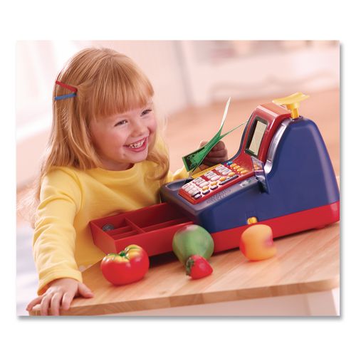 Image of Learning Resources® LER2690 Teaching Cash Register, Pre-K to K, 73 Pieces