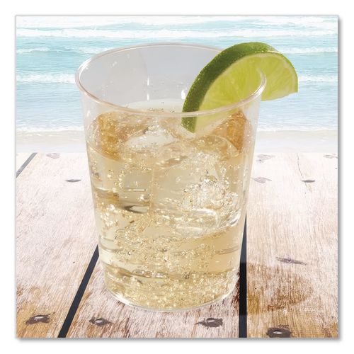 Image of WNA WNA T8T Comet Plastic Tumbler, Tall, 8 oz, Clear, 25/Pack, 20 Packs/Carton