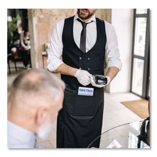 Image of AmerCareRoyal® GC3632-1 Guest Check Pad with Ruled Back, 15 Lines, One-Part (No Copies), 3.5 x 6.7, 50 Forms/Pad, 50 Pads/Carton