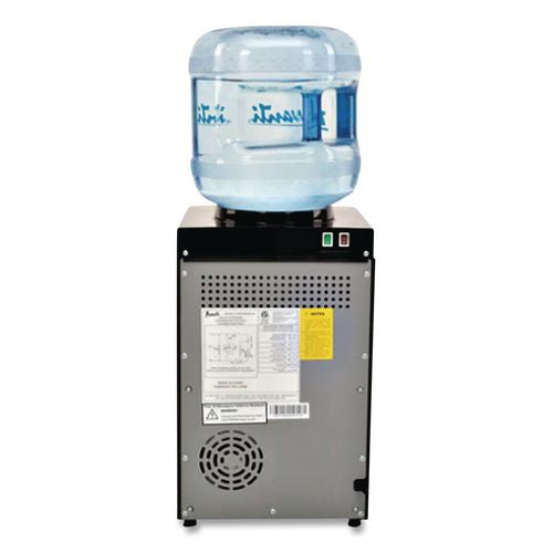 Image of Avanti WDT40Q3S-IS Counter Top Thermoelectric Hot and Cold Water Dispenser, 3 gal to 5 gal, 12 x 13 x 20, Black/Stainless Steel