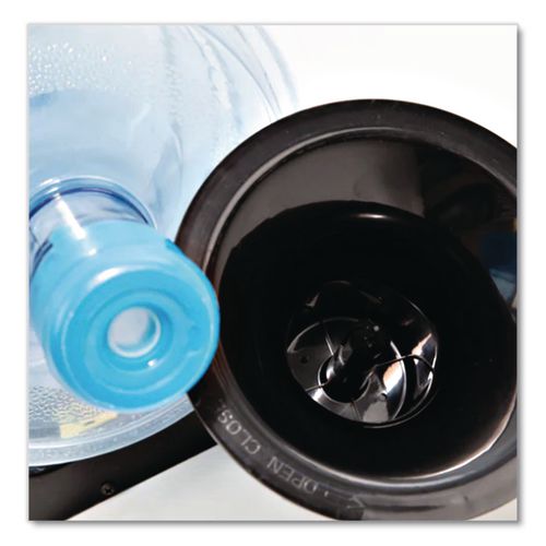 Image of Avanti WDT40Q3S-IS Counter Top Thermoelectric Hot and Cold Water Dispenser, 3 gal to 5 gal, 12 x 13 x 20, Black/Stainless Steel