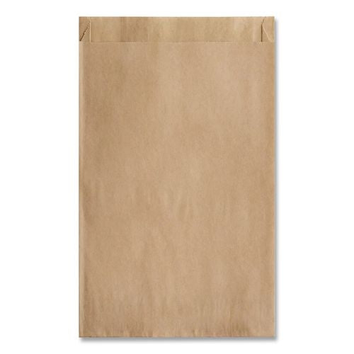 Image of Bagcraft EcoCraft Grease-Resistant Sandwich Bags, 6.5" x 1" x 8", Natural, 2,000/Carton