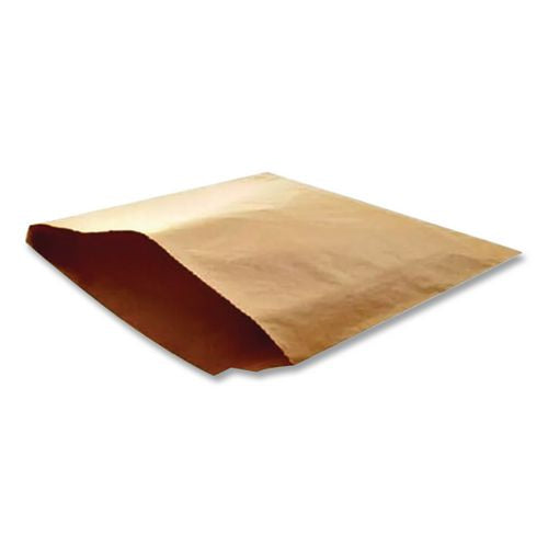 Image of Bagcraft EcoCraft Grease-Resistant Sandwich Bags, 6.5" x 1" x 8", Natural, 2,000/Carton