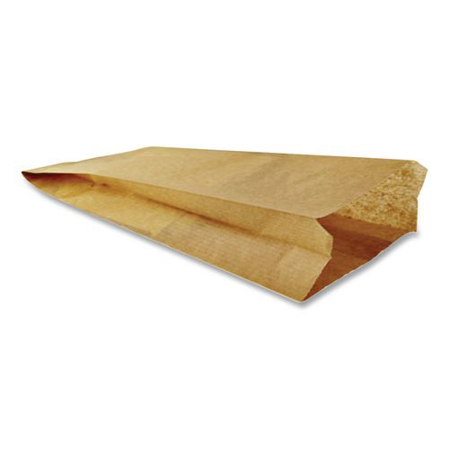 Image of Bagcraft EcoCraft Grease-Resistant Sandwich Bags, 6.5" x 1" x 8", Natural, 2,000/Carton