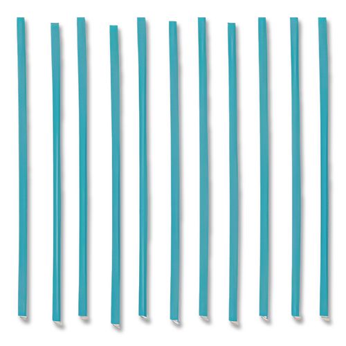 Image of phade 511181 Marine Biodegradable Stir Straws, 5", PHA, Ocean Blue, 1,000/BX, 6 Boxes/Carton