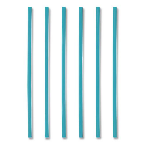Image of phade 511180 Marine Biodegradable Straws, 8.5", Pha, Ocean Blue, Wrapped, 300/box, 4 Boxes/carton