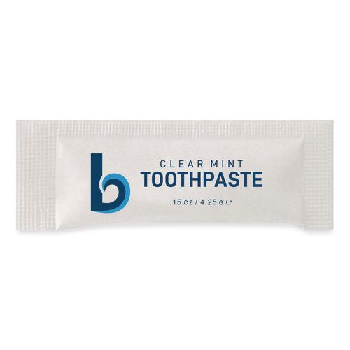 Image of Boardwalk® TPASTEMT Toothpaste, Peppermint, 0.15 oz Sachet, 1,000/Carton