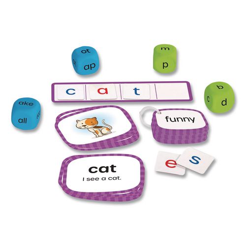 Image of Learning Resources® LER1246 Skill Builders! Kindergarten Reading Activity Set, Grades K to 1, 121 Pieces