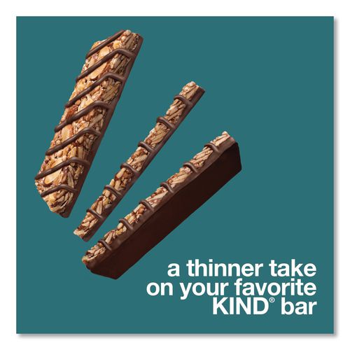 Image of KIND 41888 Thins Dark Chocolate Nuts and Sea Salt/Caramel Almond and Sea Salt Variety Pack, 0.74 oz Bar, 20/Box