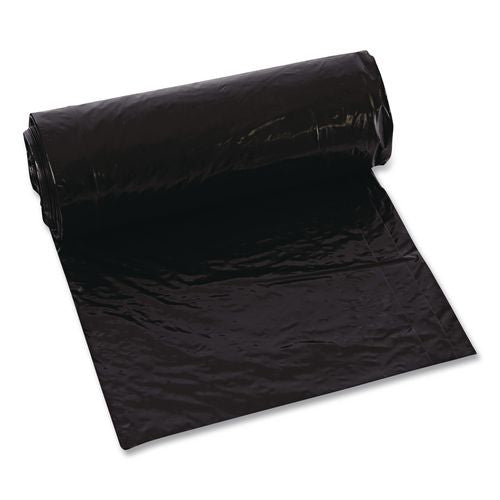 Image of Draw 'n Tie® 1518606 Heavy-Duty Trash Bags, Drawstring, 30 gal, 1.2 mil, 30.5" x 33", Black, 25 Bags/Roll, 8 Rolls/Box