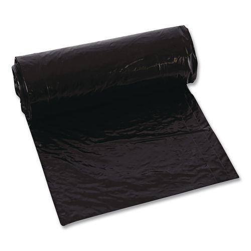 Image of AEP® Industries Inc. 1506754 Heavy-Duty Contractor Clean-Up Bags, 60 Gal, 3 Mil, 32" X 50", Black, 20/carton