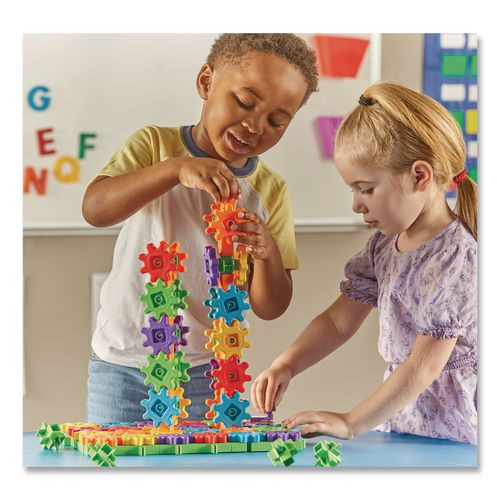 Image of Learning Resources® LER9162 Gears! Gears! Gears! Deluxe Building Set, Grades Pre-K to 5, 100 Pieces