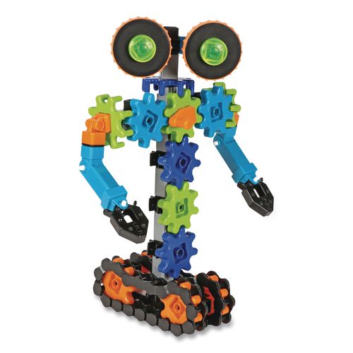 Image of Learning Resources® LER9228 Gears! Gears! Gears! Robots in Motion Building Set, Grades K to 5, 116 Pieces