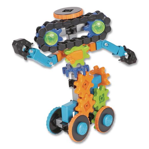Image of Learning Resources® LER9228 Gears! Gears! Gears! Robots in Motion Building Set, Grades K to 5, 116 Pieces