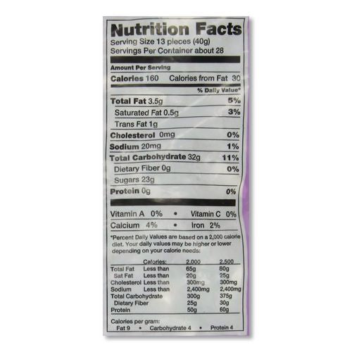 Image of Tootsie Roll® TOO7801 Frooties, Grape, 38.8 Oz Bag, 360 Pieces/bag