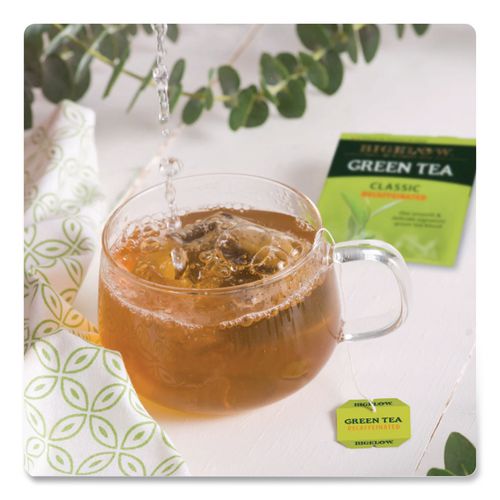 Image of Bigelow® RCB10347 Decaffeinated Green Tea, Green Decaf, 0.34 Lbs, 28/box