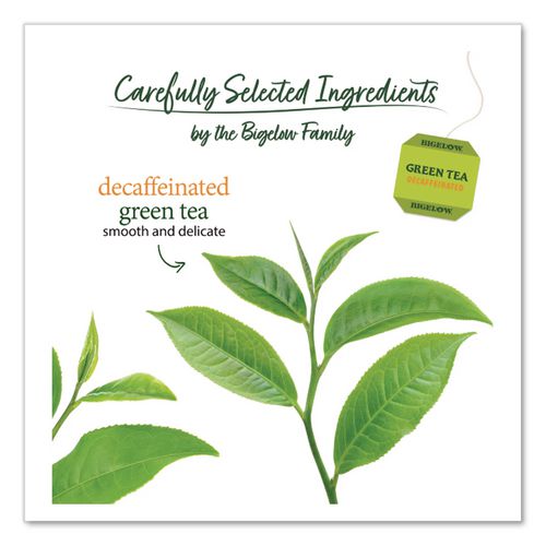 Image of Bigelow® RCB10347 Decaffeinated Green Tea, Green Decaf, 0.34 Lbs, 28/box