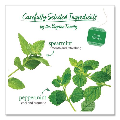 Image of Bigelow® RCB003931 Mint Medley Herbal Tea, 28/box