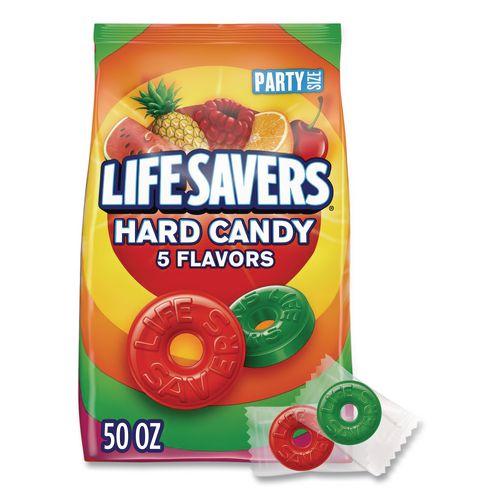 Image of LifeSavers® 28098 Hard Candy, Original Five Flavors, 50 Oz Bag