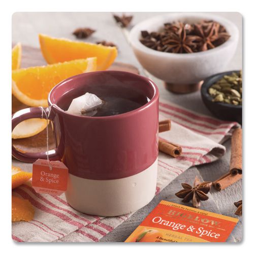 Image of Bigelow® RCB00398 Orange And Spice Herbal Tea, 28/box