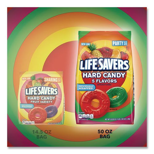 Image of LifeSavers® 28098 Hard Candy, Original Five Flavors, 50 Oz Bag