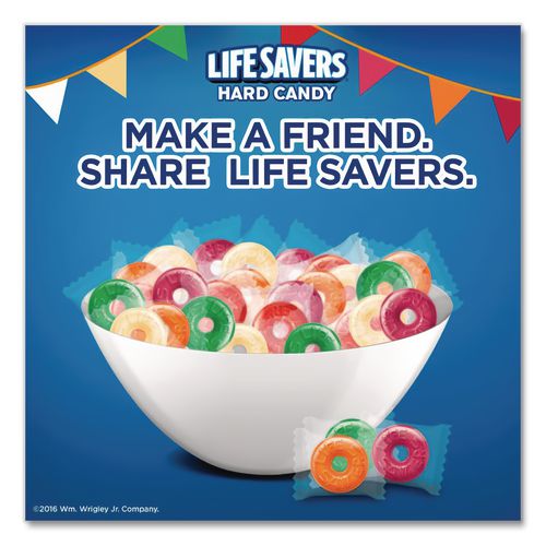 Image of LifeSavers® NFG885011 Hard Candy, Original Five Flavors, 6.25 Oz Bag